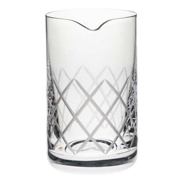 Rona Mixer Beaker Diamond 73 geschliffen, matt Cumberland 600 ml 1 Stück transparent, 14.6 cm