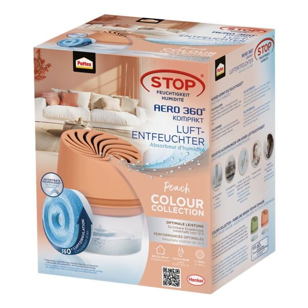 Pattex Luftentfeuchter »AERO 360°« rosa