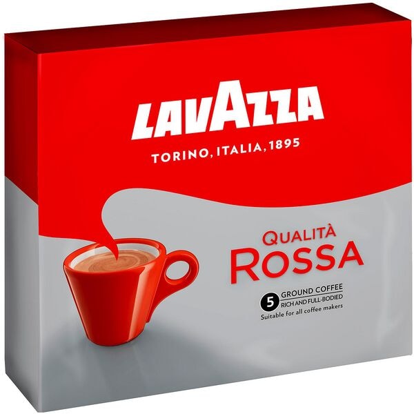 Lavazza Kaffee gemahlen Qualita Rossa 500 g braun