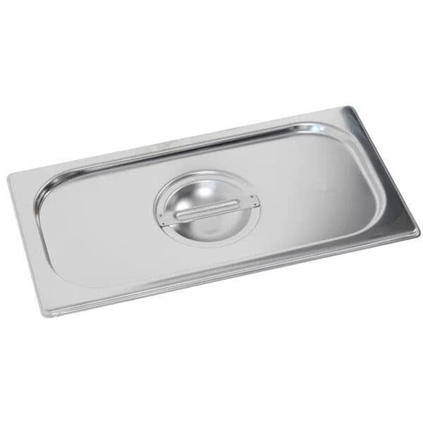 Bartscher GN-Behälter Zubehör Deckel für 1/3 GN silber, 32.5x2x17.6 cm