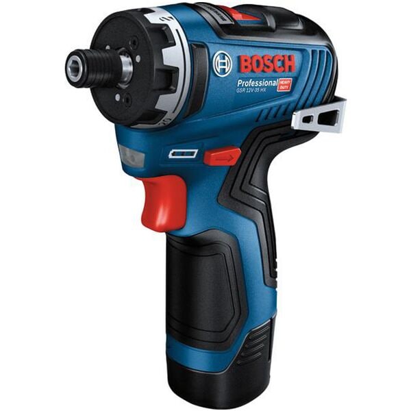 BOSCH Akkuschrauber »GSR 12V-35 HX« inkl. 2x Akku, Ladegerät und Koffer blau