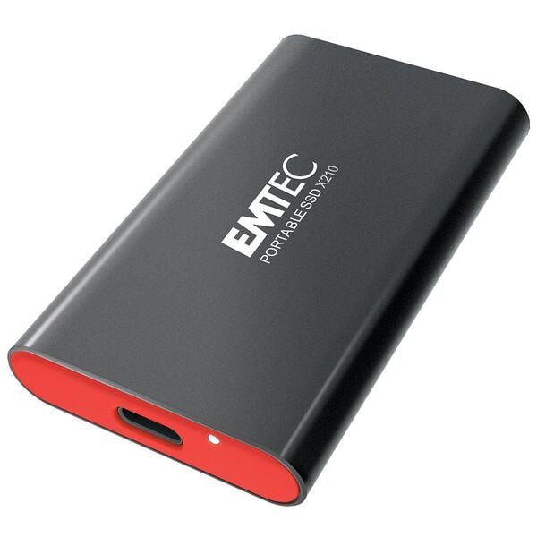 Emtec Externe Festplatte »X210 ELITE« 128 GB rot, 7x1.1x4 cm
