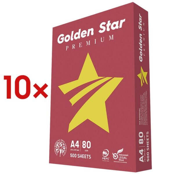 OTTO Office 10x Kopierpapier A4 Golden Star Premium je 500 Blatt weiß