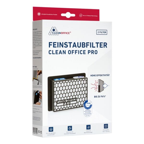 Clean Office 2er-Pack Feinstaubfilter »CLEAN OFFICE PRO«