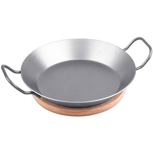 Chg Servierpfanne mit Holzuntersetzer