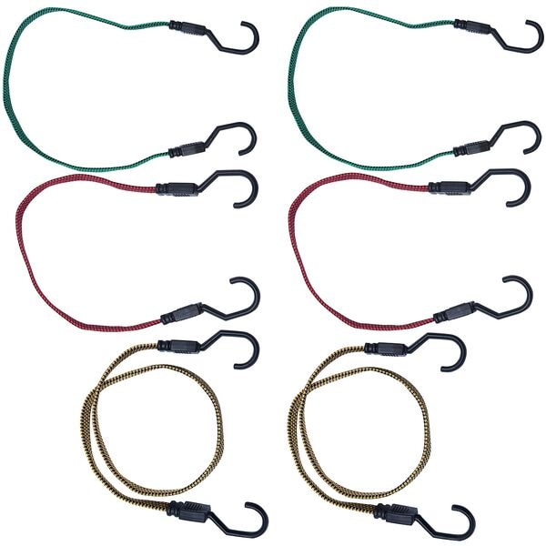 Connex Gepäckspanner 6-tlg. braun