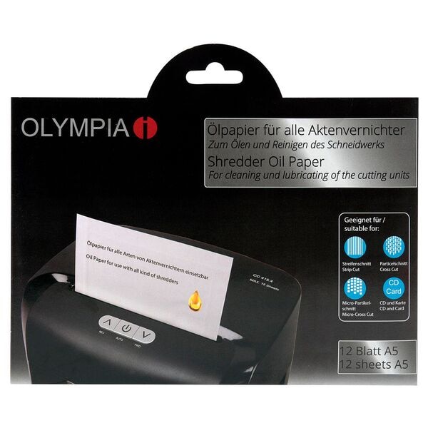 Olympia Aktenvernichter-Ölblätter 12 Stück