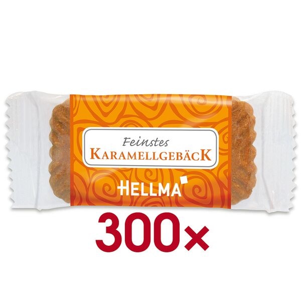 Hellma 300er-Pack Kekse »Karamellgebäck« 6 g braun