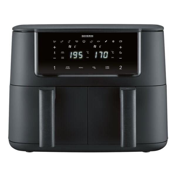 SEVERIN Heißluftfritteuse FR 2463 2x 4 L, 39.5x37.6 cm