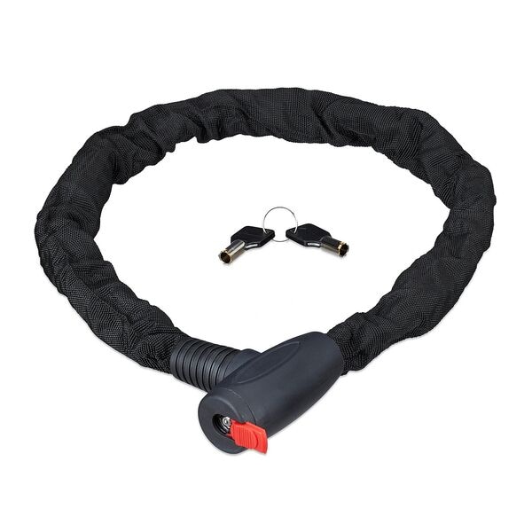 relaxdays Kettenschloss »Secure« 100 cm orange
