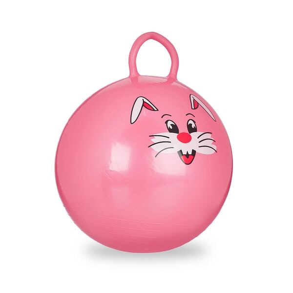 relaxdays Hüpfball für Kinder rosa rosa