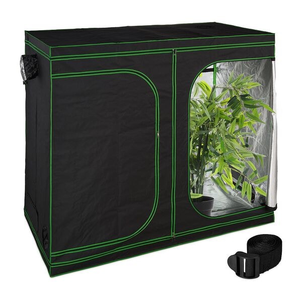 relaxdays Growzelt 240 x 120 x 200 cm