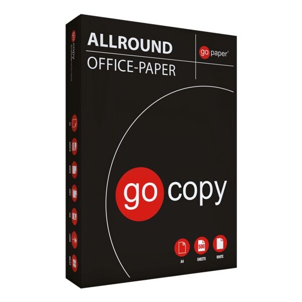 go paper Kopierpapier A4 »GO COPY ALLROUND« weiß
