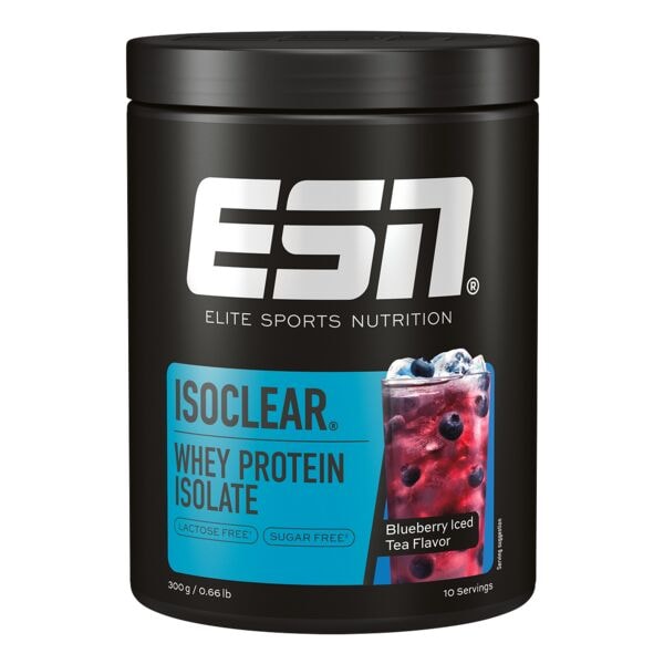 ESN Proteinpulver Isoclear »Blueberry Iced Tea« 300 g (10 Portionen)