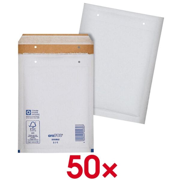 aroFol Luftpolster-Versandtaschen »3/C« 50 Stück, 17x22.5 cm