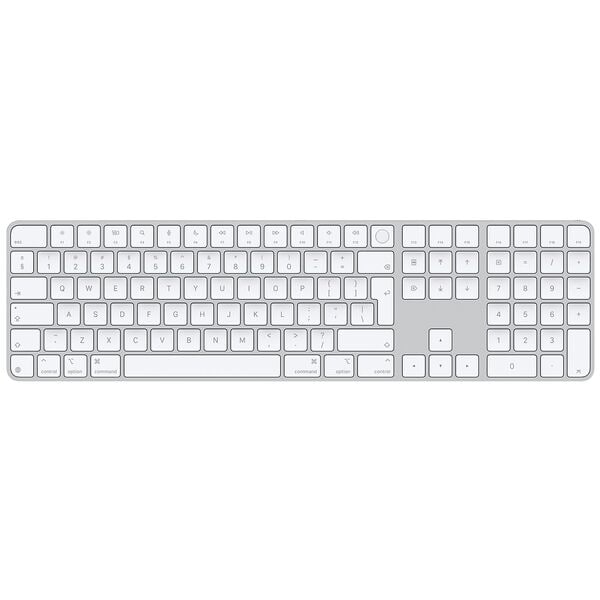 Apple Tablet-Tastatur »Magic Keyboard (2024) mit Ziffernblock und Touch ID« Mac ab mac silber, 41.9x1.1x11.5 cm