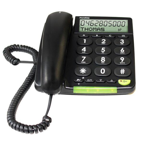 Doro GMBH Schnurgebundenes Telefon »PhoneEasy 312cs« schwarz