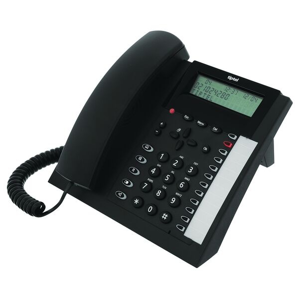 tiptel Schnurgebundenes Telefon »1020« schwarz schwarz, 16x20.5x15 cm