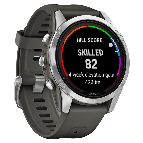 GARMIN Smartwatch GARMIN fēnix 7S Pro schwarz, silber schwarz