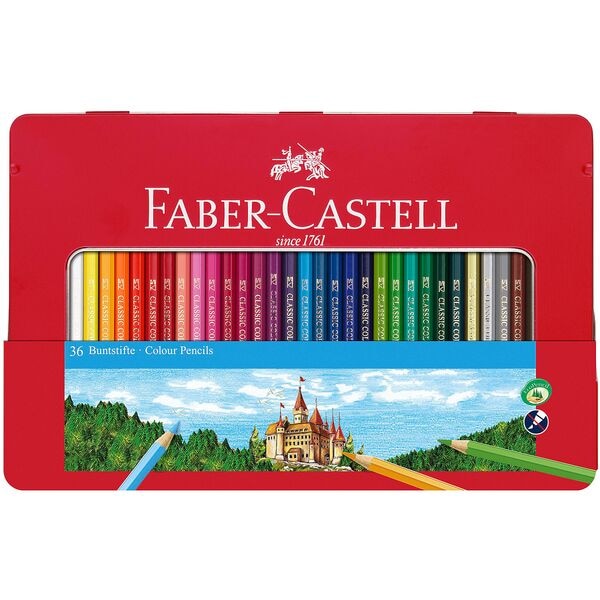 Faber-Castell (Schule) 36er-Etui Buntstifte »Classic«