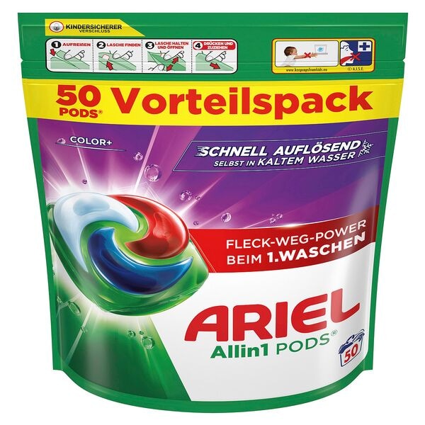 ARIEL Waschmittel »COLOR+ Allin1 PODS« 50 WL