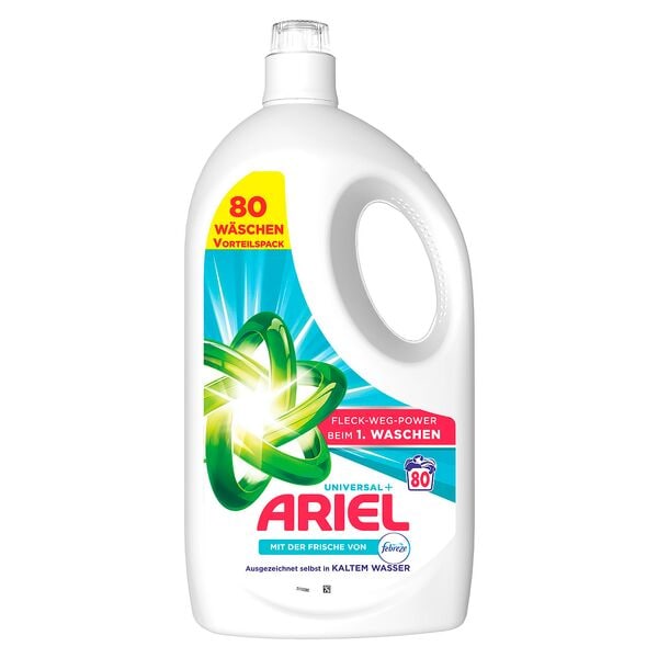 ARIEL Waschmittel »UNIVERSAL+ febreze« 80 WL grau