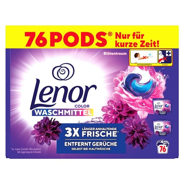 Lenor Waschmittel »COLOR PODS&reg;« 76 WL