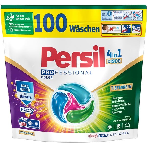 Persil Waschmittel »PROFESSIONAL COLOR 4in1 DISCS TIEFENREIN« 100 WL