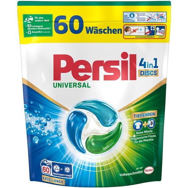 Persil Waschmittel »UNIVERSAL 4in1 Discs Tiefenrein« 60 WL grau