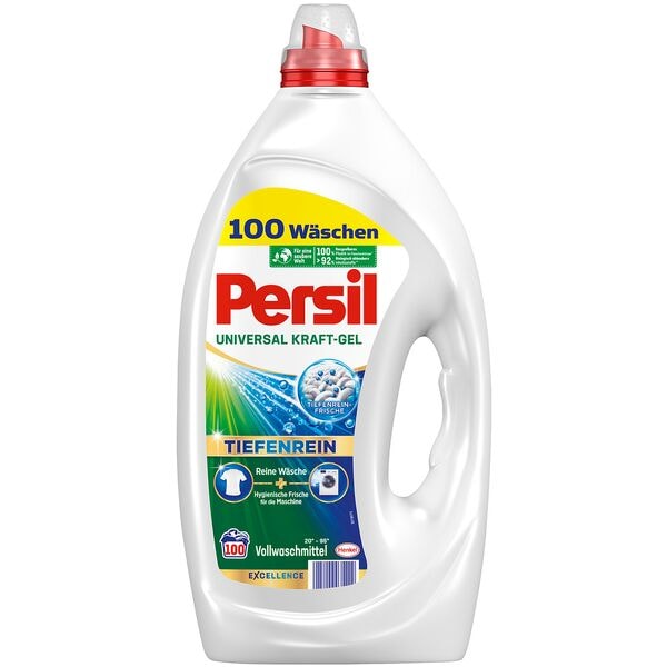 Persil Waschmittel »UNIVERSAL KRAFT-GEL TIEFENREIN« 100 WL grau