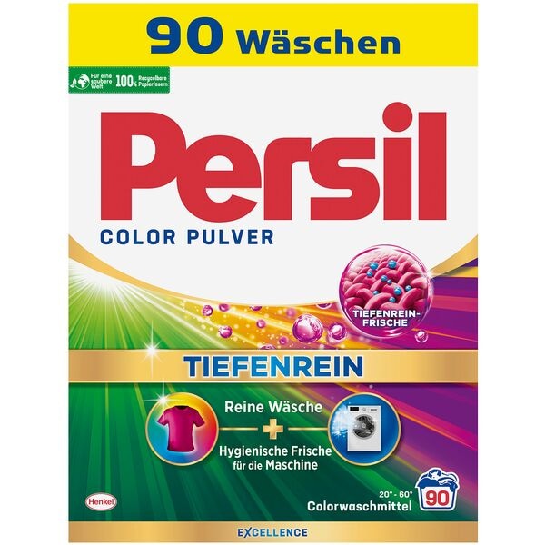 Persil Waschmittel »COLOR PULVER TIEFENREIN« 90 WL