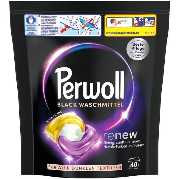 Perwoll Waschmittel »All-in-1 CAPS renew« 2x 40 WL