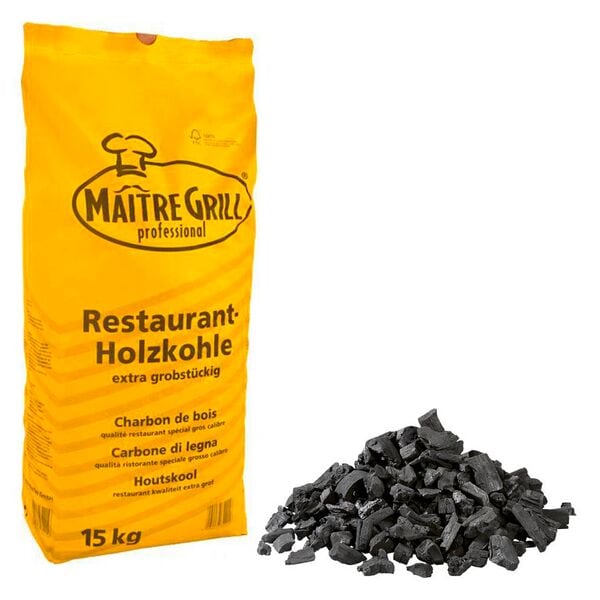 Maitre Grill Holzkohle »Restaurant professional« 15 kg braun