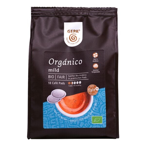 Gepa Kaffeepads »Organico mild« 18 Portionen