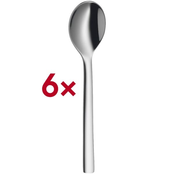 WMF Espressolöffel »Nuova« 6 Stück silber