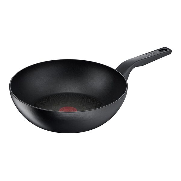 Tefal Wok »HARD TITANIUM PRO« 28.0 cm grau