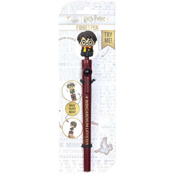 BlueSky Kugelschreiber »Harry Potter - Fidget Pen inkl. Sammelfigur« schwarz