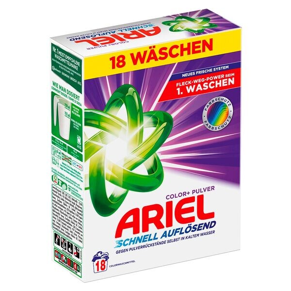 ARIEL Waschmittel »COLOR+« 18 WL weiß