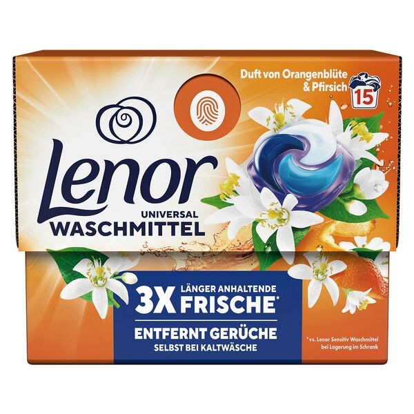 Lenor Waschmittel »Orangenblüte & Pfirsich« 15 WL