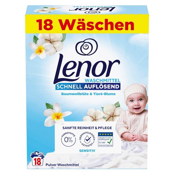 Lenor Waschmittel »SENSITIV« 18 WL