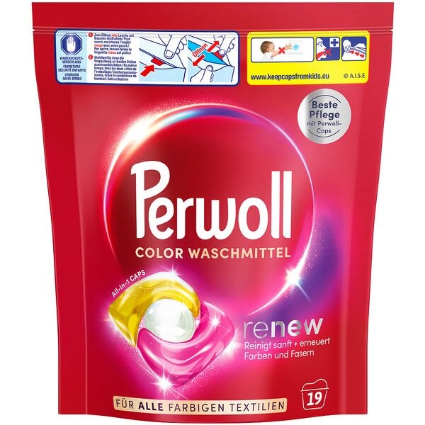 Perwoll Waschmittel »All-in-1 CAPS renew« 19 WL