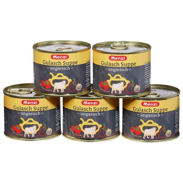 Menzi 5er- Pack Eintopf »ungarische Gulaschsuppe« 200 ml