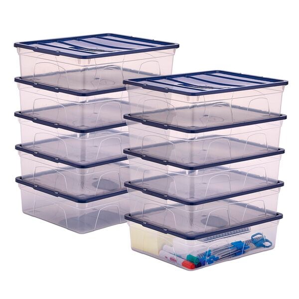 Bankers Box System 10 Aufbewahrungsboxen »Bankers Box« 32,0/40,0/11,0 cm 12.0 L transparent, 11x40 cm