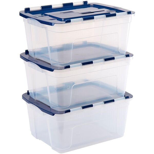 Bankers Box System 3 Aufbewahrungsboxen »Bankers Box« 43,0/59,0/28,0 cm 45.0 L transparent, 28x59 cm