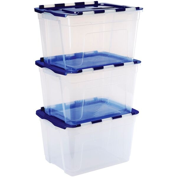 Bankers Box System 3 Aufbewahrungsboxen »Bankers Box« 43,0/59,0/35,0 cm 55.0 L transparent, 35x59 cm