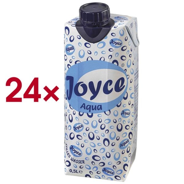 Joyce 2x 12er-Pack Tafelwasser »Aqua still« 0,5 L türkis