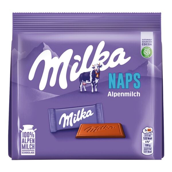 Milka 23er-Pack Mini-Schokoladentafeln »Naps Alpenmilch« 119 g