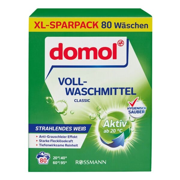domol Vollwaschmittelpulver XL »Classic« 80 WL