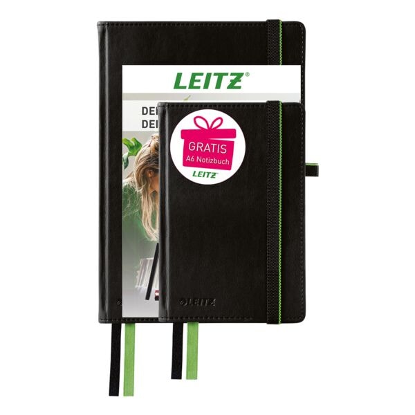 Leitz Notizbuch »Complete 4477« kariert A5 - 160 Seiten + gratis Notizbuch A6