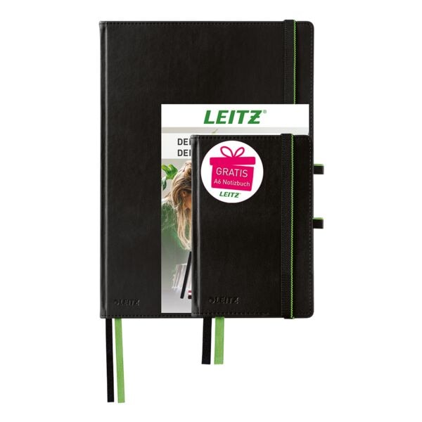 Leitz Notizbuch »Complete 4471« A4 kariert - 160 Seiten + gratis Notizbuch A6